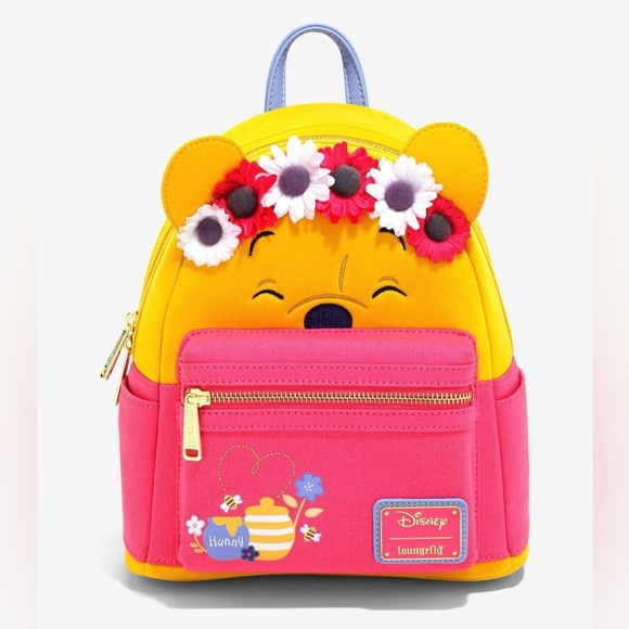 NWT Loungefly Disney Winnie the Pooh flower crown cosplay Mini